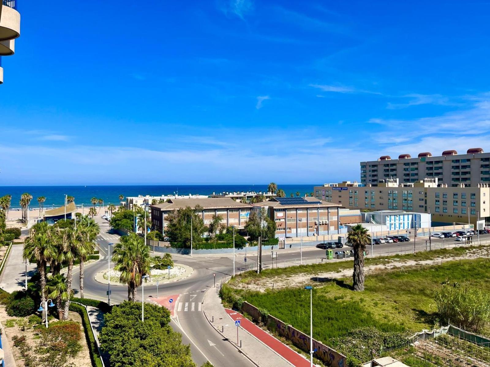 Blue Beach Apartment+Oceanview+Private Parking 瓦伦西亚 外观 照片